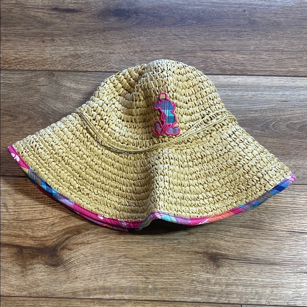 Disney straw/tweed sun hat